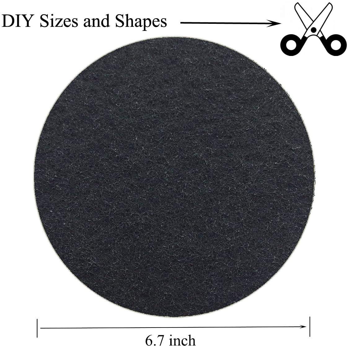 Remplacement du filtre de bac à compost rond de filtre à charbon actif en gros de filtre de bac à compost