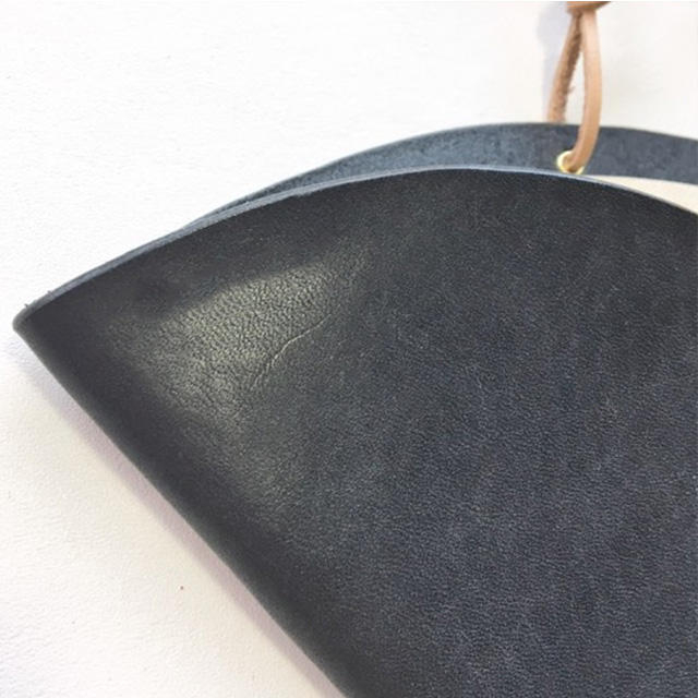 Porte-filtre à café de luxe Porte-filtre à café en cuir véritable Porte-papier de cuisine Pochette
