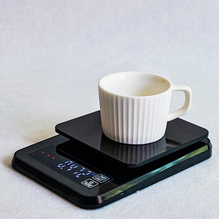 Balance à café minuterie batterie minuterie numérique balance à café led balance de cuisine