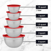 Ensemble de bols à mélanger de qualité supérieure de 18 cm respectueux de l'environnement, bol à salade en acier inoxydable avec couvercle pour ustensiles de cuisine