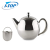 1L 1.5L Théière Argent En Acier Inoxydable Cafetière avec Filtre Oeuf Grande Capacité Théière