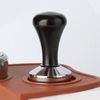 Presse à café en poudre pour expresso calibrée en acier inoxydable 304 58 mm avec base plate