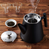 Théière en acier inoxydable avec réchaud Double paroi 1,2 L Maintient le thé chaud pendant longtemps avec infuseur à thé