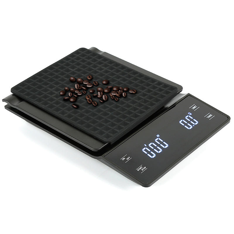 Ecocoffee Vendre comme des gâteaux chauds Balance de poche numérique Mode automatique Minuterie de café Balance électronique avec cuisine de temps