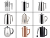 Presse à café lavable au lave-vaisselle Cafetière en acier inoxydable 304 à double paroi durable sans marc de café presse française