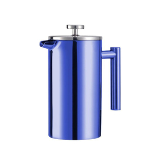 En gros Presse Française En Acier Inoxydable Prensa Francesa Pot Double Paroi Isolé Cafetière Pot Cafetière