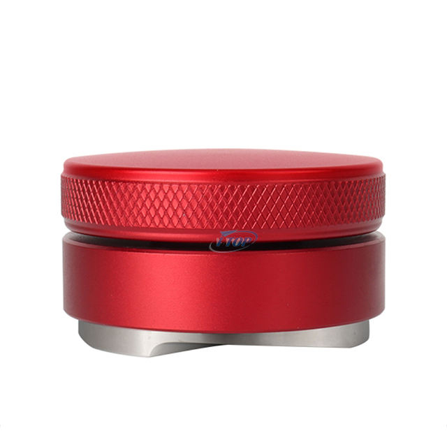 Distributeur de café macaron Base en acier inoxydable 304 pour lisser le niveleur de café en poudre de café