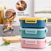 470 ML maison sans BPA boîte à lunch enfants étanche en acier inoxydable conteneurs alimentaires thermique Bento boîte à lunch avec sac