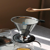  Filtre à mailles de goutteur de café en acier inoxydable portable pour goutteur de café