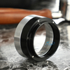 Entonnoir de dosage expresso 51mm/53mm/58mm anneau de dosage café en acier inoxydable Compatible avec porte-filtre 51mm/54mm/58mm