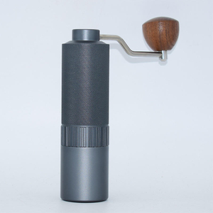 Moulin à café manuel broyeur de grains de café avec bavure conique réglable en acier inoxydable broyeur Portable broyage plus rapide