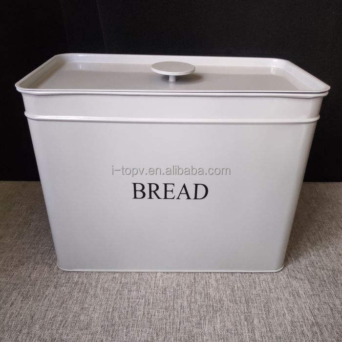 Nouvelle arrivée boîte à pain moderne avec boîte à thé café ensemble comptoir de cuisine à domicile pour servir le pain
