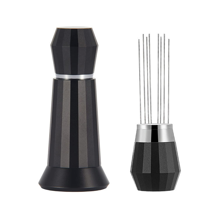 Outil de Distribution avec Support Professionnel Barista 0.4mm Aiguille WDT Outil Espresso Café Aiguille Agitateur