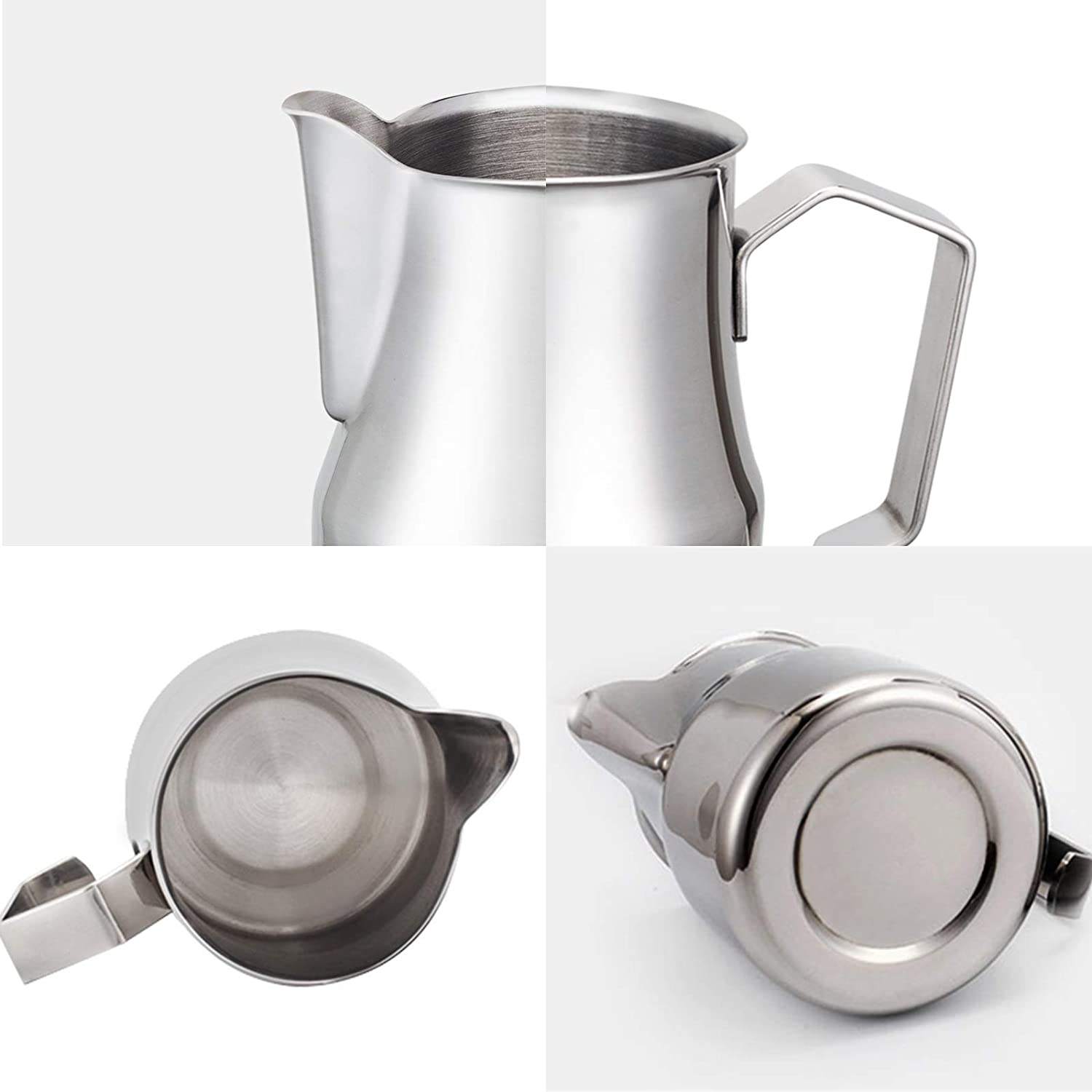 Pichet à lait expresso pichet à vapeur en acier inoxydable Cappuccino Latte Art tasse café moussant picther pot à lait