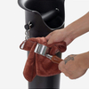 Knock Box pour Espresso Grounds, Commercial Floor Standing Barista Absorbant Knockbox avec Base Antidérapante Amovible