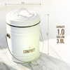 Poubelle à compost de cuisine en acier inoxydable Seau à compost de cuisine