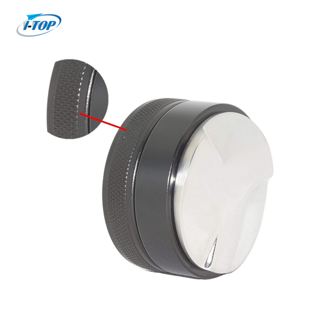 Espresso 58 mm Macaron Tasse à café en acier inoxydable avec trois pentes inclinées