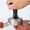 Presse à café en poudre pour expresso calibrée en acier inoxydable 304 58 mm avec base plate