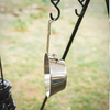 Bol en titane avec poignée pliable pour fournitures de camping en plein air randonnée sac à dos pique-nique bol en acier inoxydable vaisselle