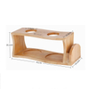 Goutteur de café Double support Bambou Pour Over Coffee Stand PourOver Drip Holder
