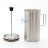 Café en gros de haute qualité Français filtre presse Cafetière machine à café en acier inoxydable