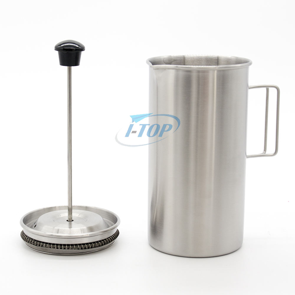 Café en gros de haute qualité Français filtre presse Cafetière machine à café en acier inoxydable