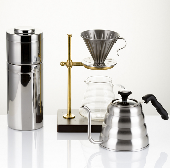 Barista Verser sur le café et le thé avec thermomètre pour une température exacte Bec verseur Bouilloire à col de cygne