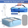 Vente en gros Adultes Enfants Leakproof Lunch Bento Box conteneur de stockage des aliments 304 Boîte à Lunch en Acier Inoxydable avec Couvercle
