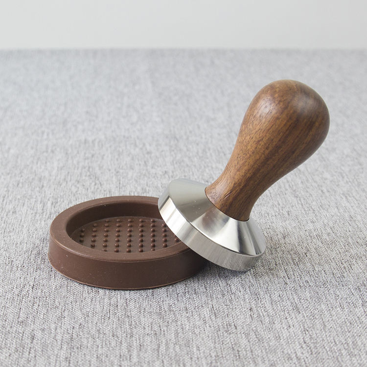 Presse à café en bois Espresso Coffee Powder Press Tamper Rainbow Coffee Press