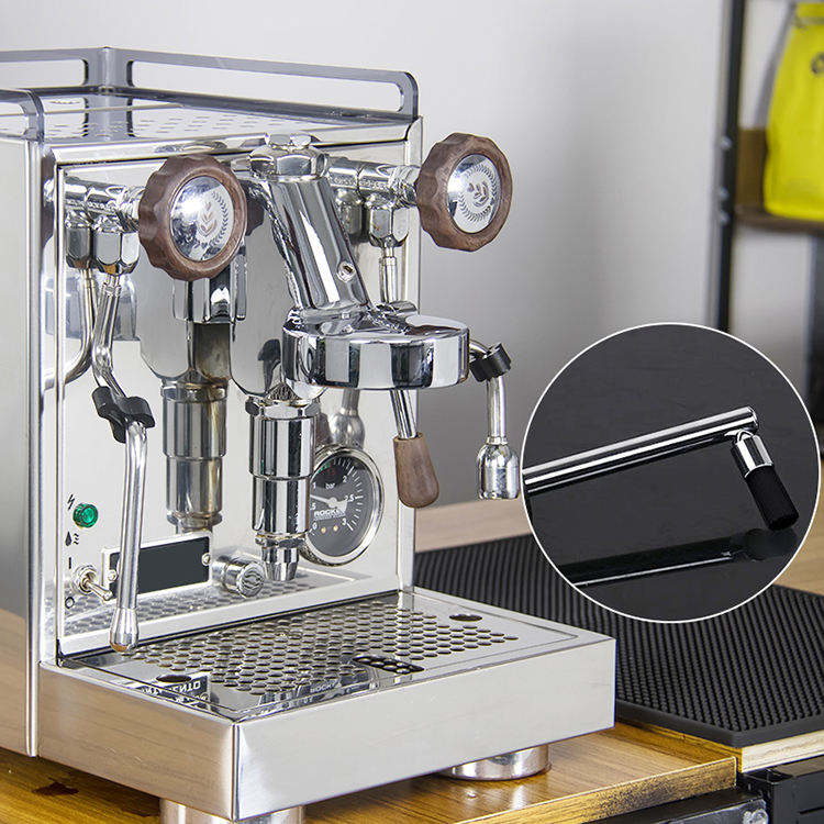Machine à café semi-automatique nettoyant Machine à café brosse de nettoyage brosse à vapeur, outil de nettoyage à la vapeur en aluminium brosse à café en Nylon