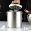 Seau en métal argenté en gros 3L galvanisé refroidisseur de boisson seau à vin seau à glace