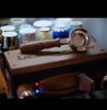 Porte-filtre sans fond 54 mm avec manche en bois naturel Porte-filtre nu en acier inoxydable 304 pour Barista