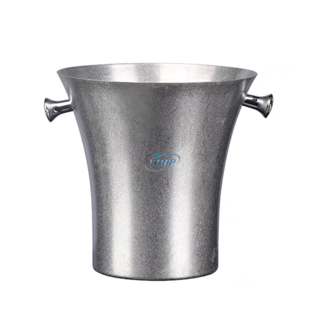 Outils de bar Refroidisseur de baril de bière portable Seau à vin à champagne Seau à glace en acier inoxydable à double paroi pour la réunion de buffet en plein air