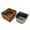 Boîte de frappe de café en gros boîte de frappe de mouture de café et accessoires de cuisine absorbant les chocs boîte de frappe de café