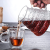 Versez sur la cafetière avec filtre Apace Living avec tasse à mesurer et bouchon en liège Élégant goutteur de café avec verseuse en verre