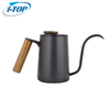 Mise à niveau de 600 ml en acier inoxydable Barista Verser sur le café Bouilloire de voyage Bouilloire à thé avec cafetière expresso à col de cygne