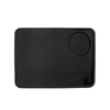 Accessoires de cuisine en gros Noir Anti-Slip Espresso Accessoires de café en silicone Tapis d'inviolabilité du café