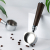 Porte-filtre sans fond pour café Barista 51/54/58MM avec manche en bois