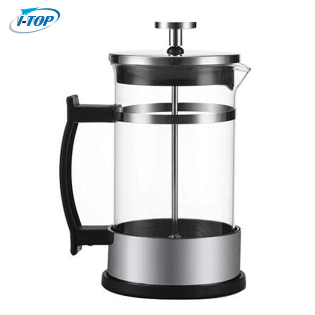 I-TOP GFP13 Échantillon GRATUIT 600 ml 800 ml 1000 ml prix bas livraison directe cafetière cafetière cafetière en verre inoxydable café presse française