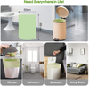 100% sacs de déchets compostables sacs de déchets alimentaires de cuisine petits sacs poubelles de salle de bains de compost pour la maison