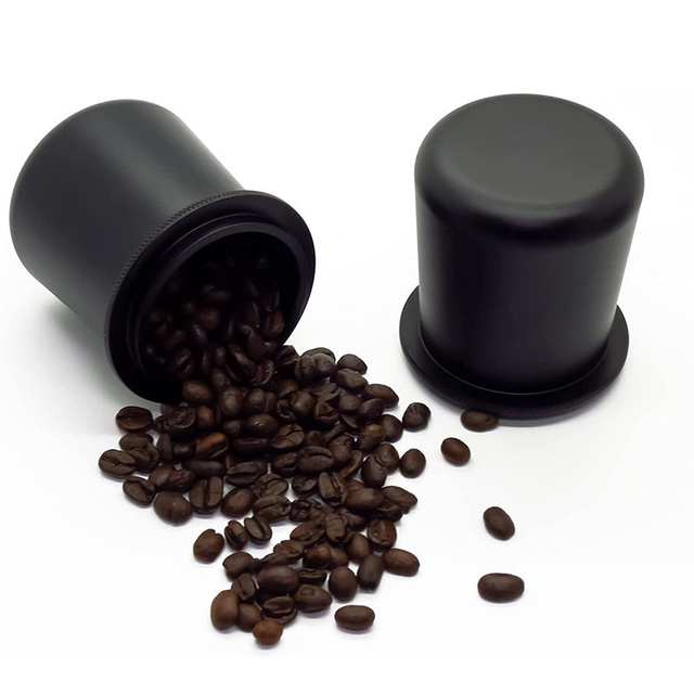 Alliage d'aluminium 53mm café tasse à mesurer expresso Machine-outil expresso entonnoir de mesure dose tasse Barista café en poudre