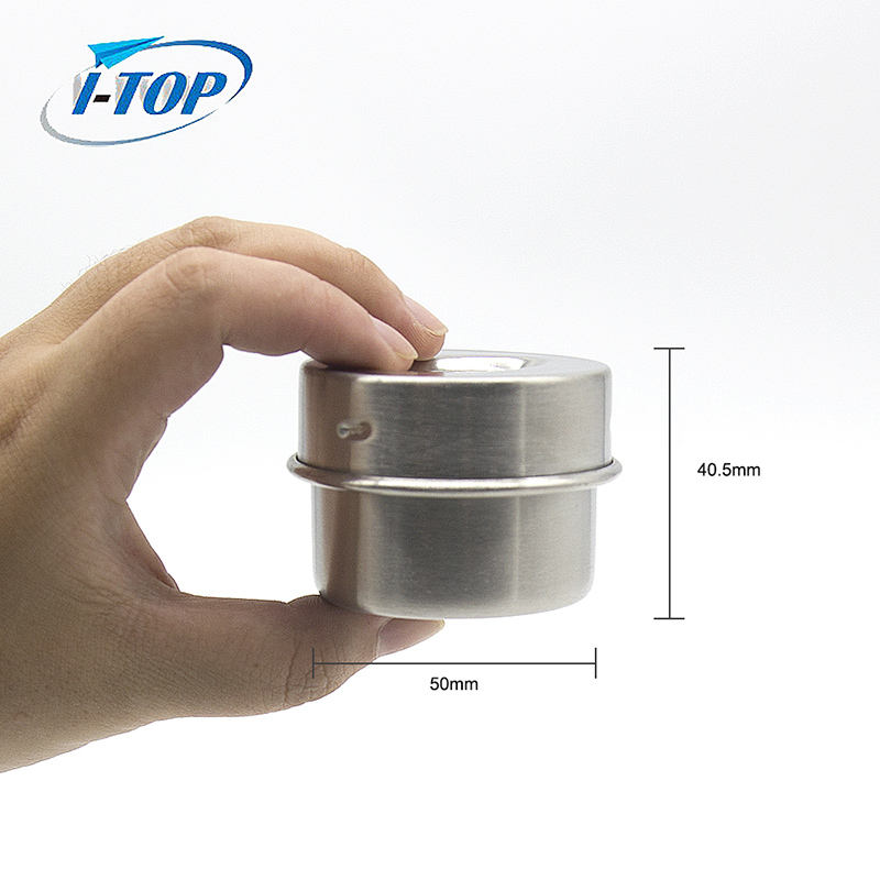 Ensemble de rangement de cuisine personnalisé en gros de 3 ensembles de bidons en métal en acier inoxydable avec couvercle
