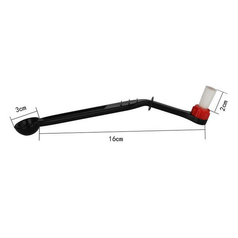 Machine à café brosse nettoyant Nylon expresso Machine brosse café outil de nettoyage avec cuillère pour café outil Barista maison cuisine