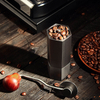 Moulin à café manuel en acier inoxydable avec réglage réglable en aluminium d'aviation