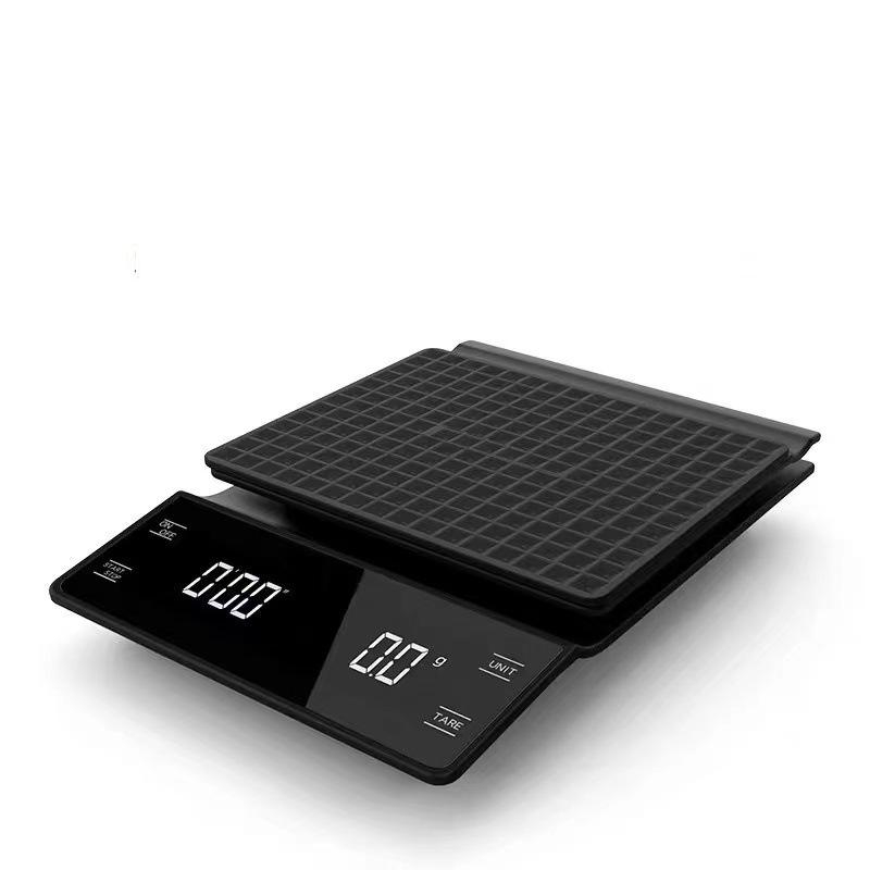 Ecocoffee Vendre comme des gâteaux chauds Balance de poche numérique Mode automatique Minuterie de café Balance électronique avec cuisine de temps