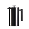 Gros Vide Double Paroi Manuel En Acier Inoxydable Filtre Maille Cafetière Presse Française Cafetière