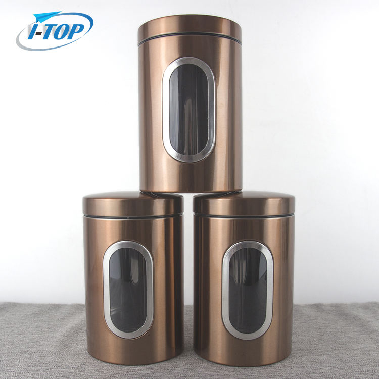 SET-P7 Batterie de cuisine CAFÉ BOÎTE SET CAFÉ SUCRE THÉ