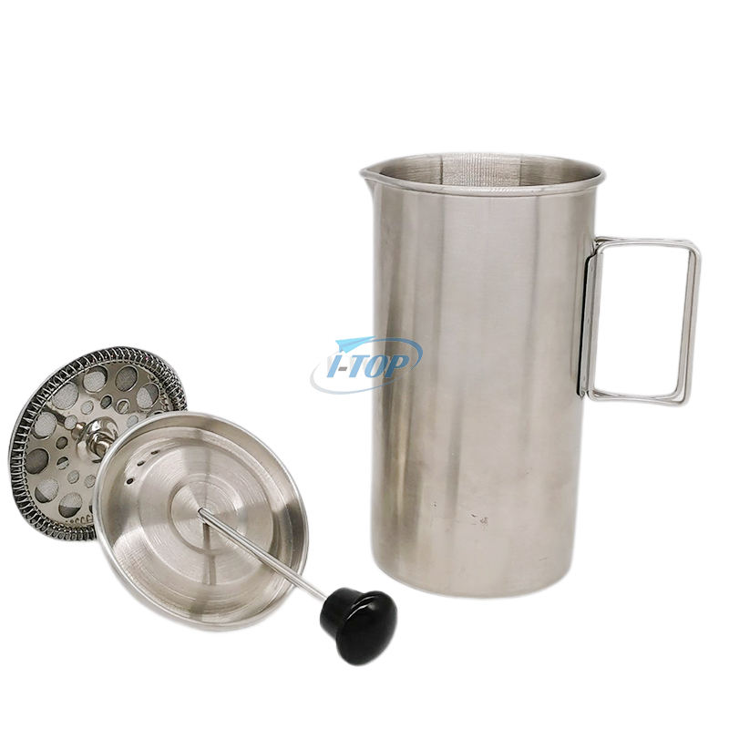 Pot de percolateur de café de Camping en acier inoxydable 304 pour la fabrication de café en plein air