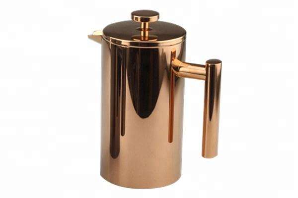 Presse française en acier inoxydable cafetière 34 oz Double paroi isolation métallique presse à café et infuseur à thé facile à nettoyer presse française