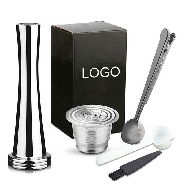 2022 nouveau produit Nespresso rechargeable Compatible café filtre Capsule dosettes réutilisable en acier inoxydable café Capsule
